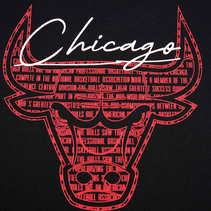 NBA Polera Write Up Bulls, NEGRO, hi-res image number null