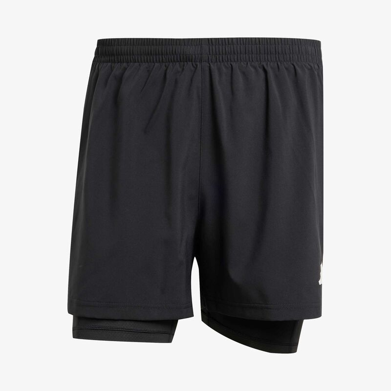 adidas Shorts Own the Run CLIMACOOL 2-in-1, NEGRO, hi-res image number null