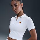 Nike PoleraCourt Heritage Polera de Tenis, BLANCO, hi-res