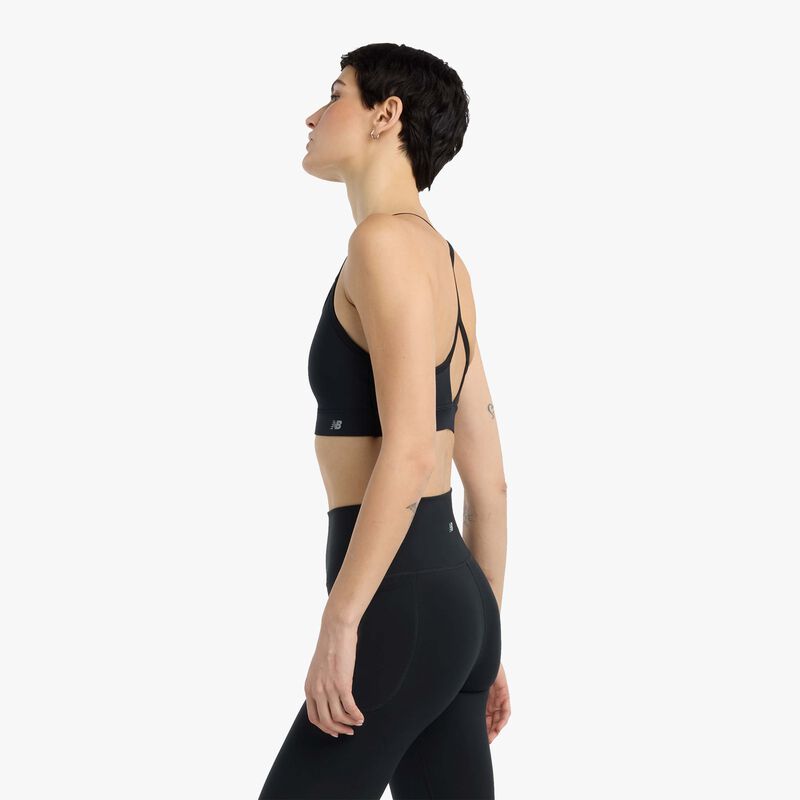 New Balance Top Essential Yoga, NEGRO, hi-res image number null