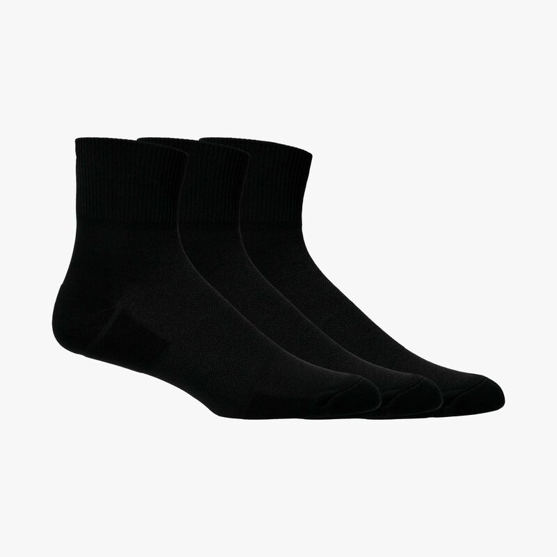 Asics Calcetines Running Quarter 3 Pares, NEGRO, hi-res image number null