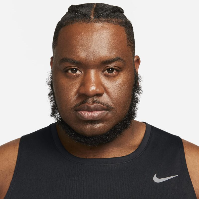 Nike Polera Miler, NEGRO, hi-res image number null