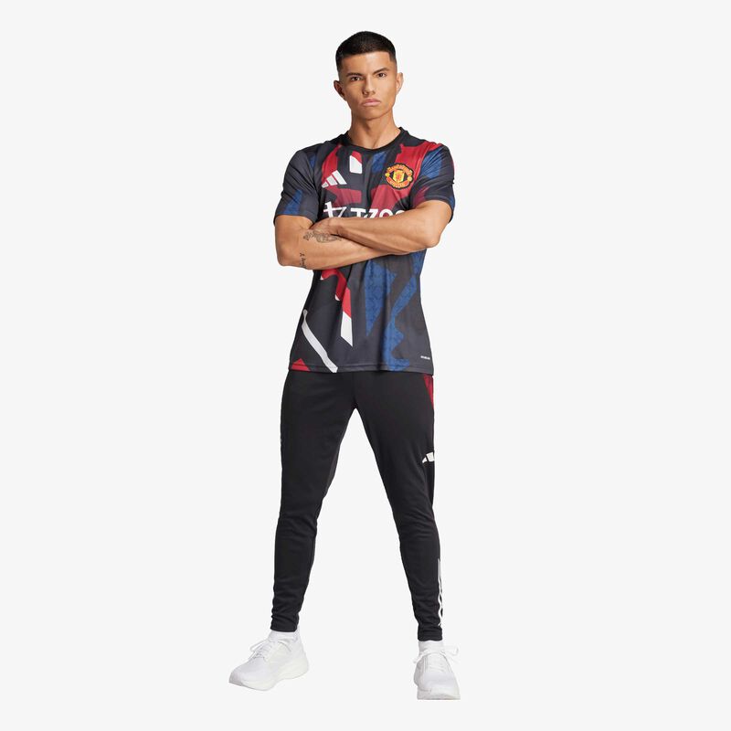 adidas Camiseta Calentamiento Manchester United 24/25, NEGRO, hi-res image number null