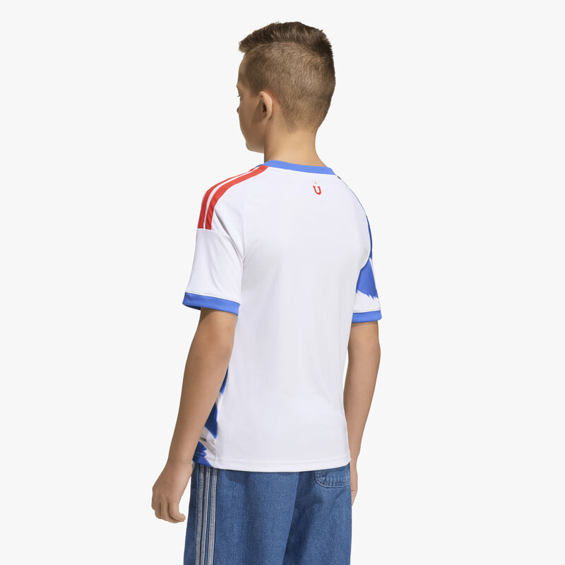 adidas Camiseta U de Chile Visitante 2026 Ni&ntilde;os, BLANCO, hi-res image number null