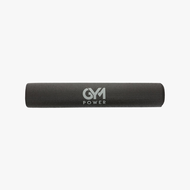 Gym Power PVC Yoga Mat, NEGRO, hi-res image number null