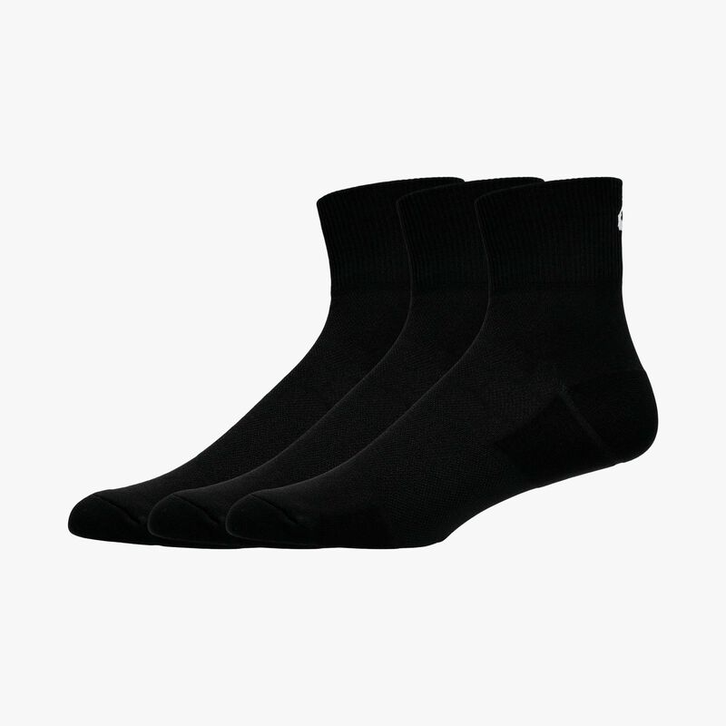 Asics Calcetines Running Quarter 3 Pares, NEGRO, hi-res image number null