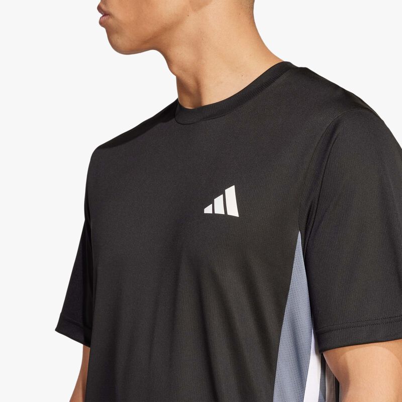 adidas Polera Train Essentials Seasonal Colorblock, NEGRO, hi-res image number null