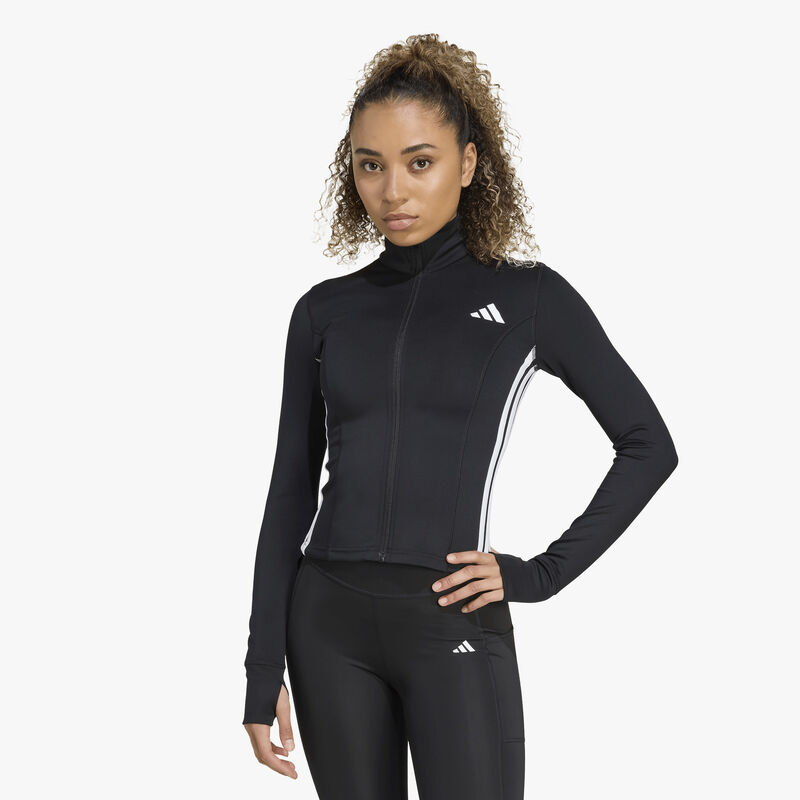 adidas Chaqueta 3 Tiras Workout Essentials, NEGRO, hi-res image number null