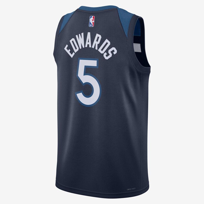 Nike Camiseta Minnesota Timberwolves Icon Edition 2022/23, AZUL, hi-res image number null
