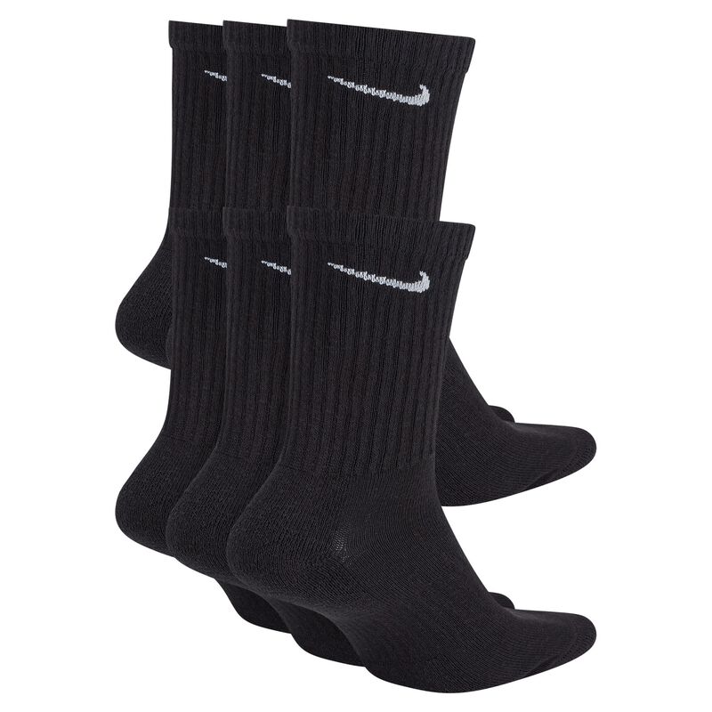 Nike Everyday Cushioned Largas 6 Pares, NEGRO, hi-res image number null