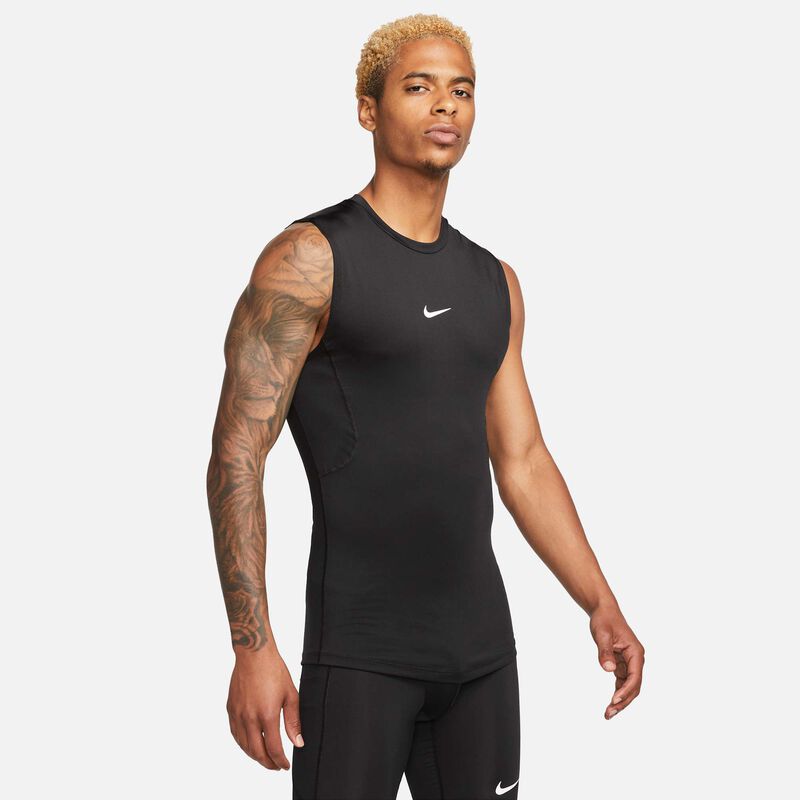 Nike Polera Pro, NEGRO, hi-res image number null