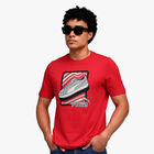 Puma Polera Estampada Sneaker, ROJO, hi-res