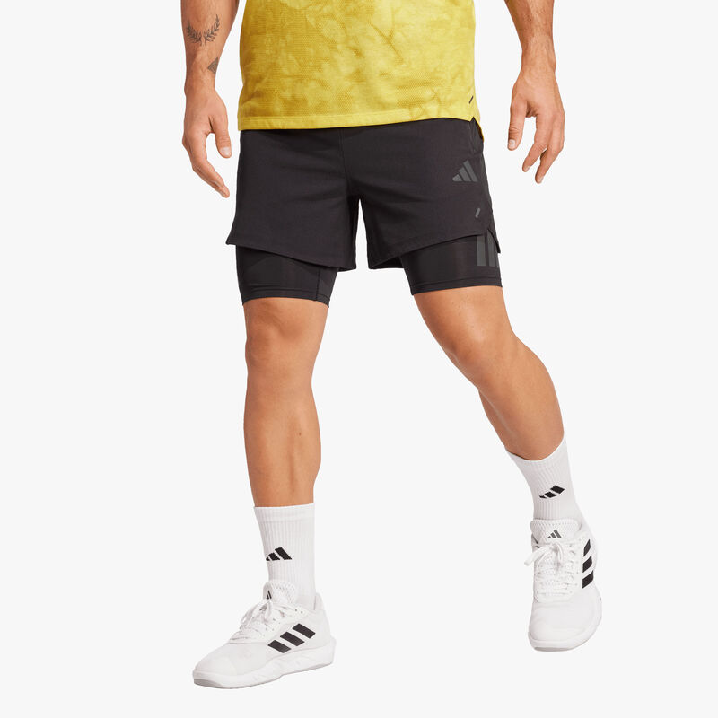 adidas Shorts Power 2 en 1, NEGRO, hi-res image number null