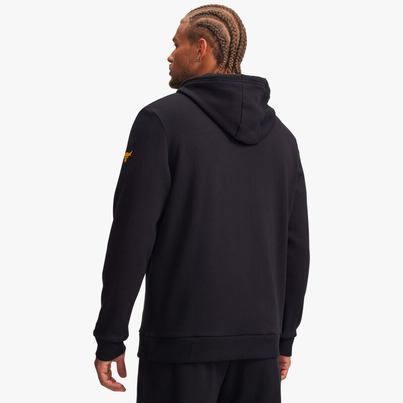 Under Armour Poler&oacute;n Project Rock Rival Fleece, NEGRO, hi-res image number null