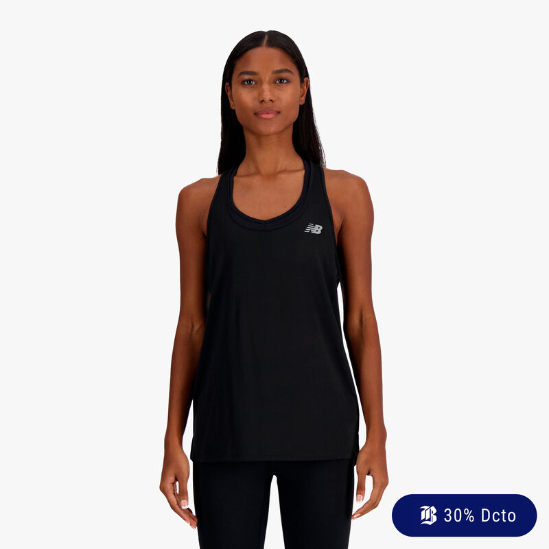 New Balance Tank Sport Essentials, NEGRO, hi-res image number null