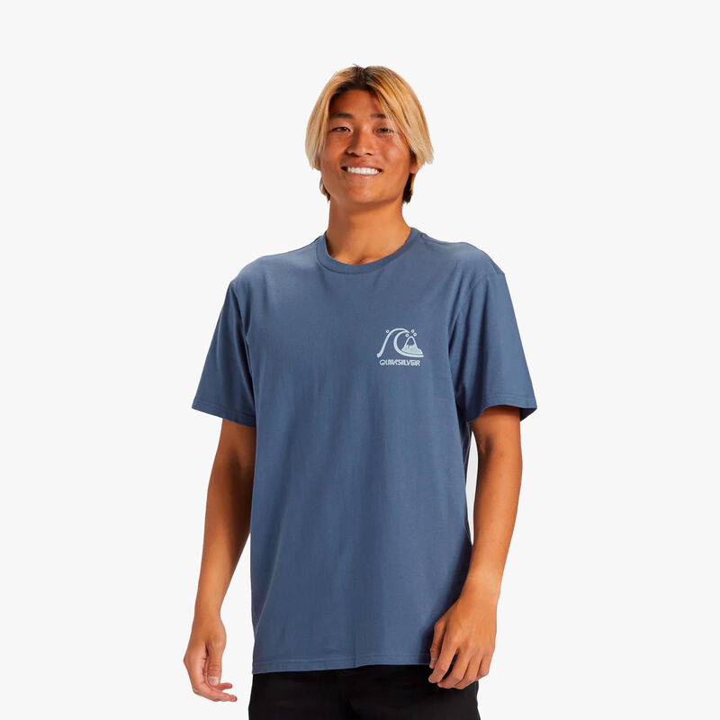 Quiksilver Polera Omni Checked, AZUL, hi-res image number null