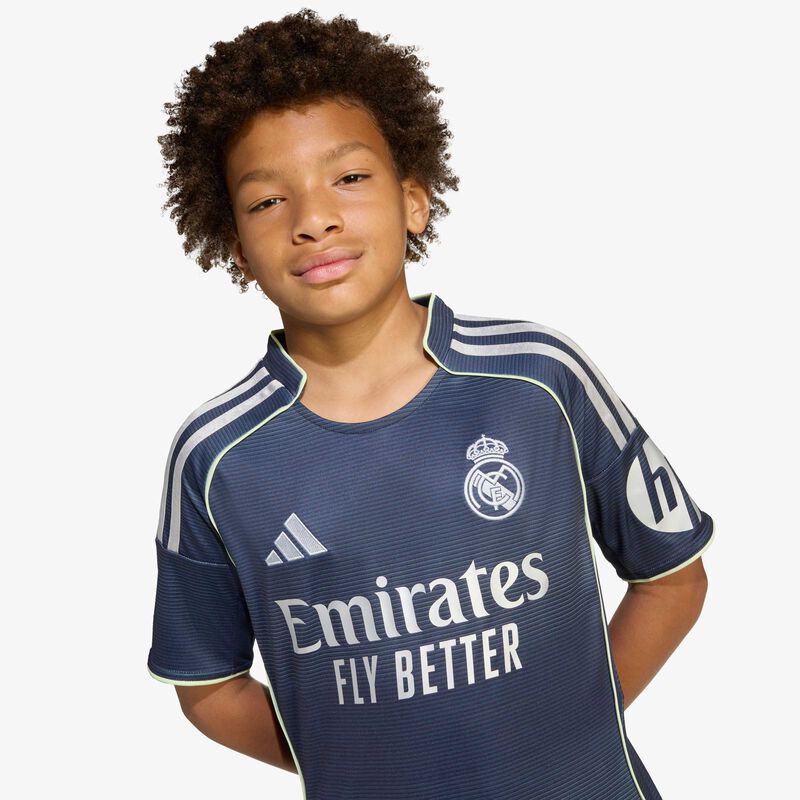 adidas Camiseta Visitante Real Madrid 25/26 Niños, AZUL, hi-res image number null