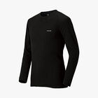 Mont-Bell Polera Super Merino Wool Expedition, NEGRO, hi-res