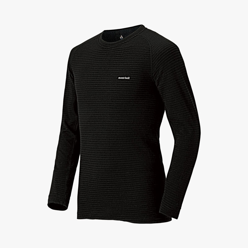 Mont-Bell Polera Super Merino Wool Expedition, NEGRO, hi-res image number null