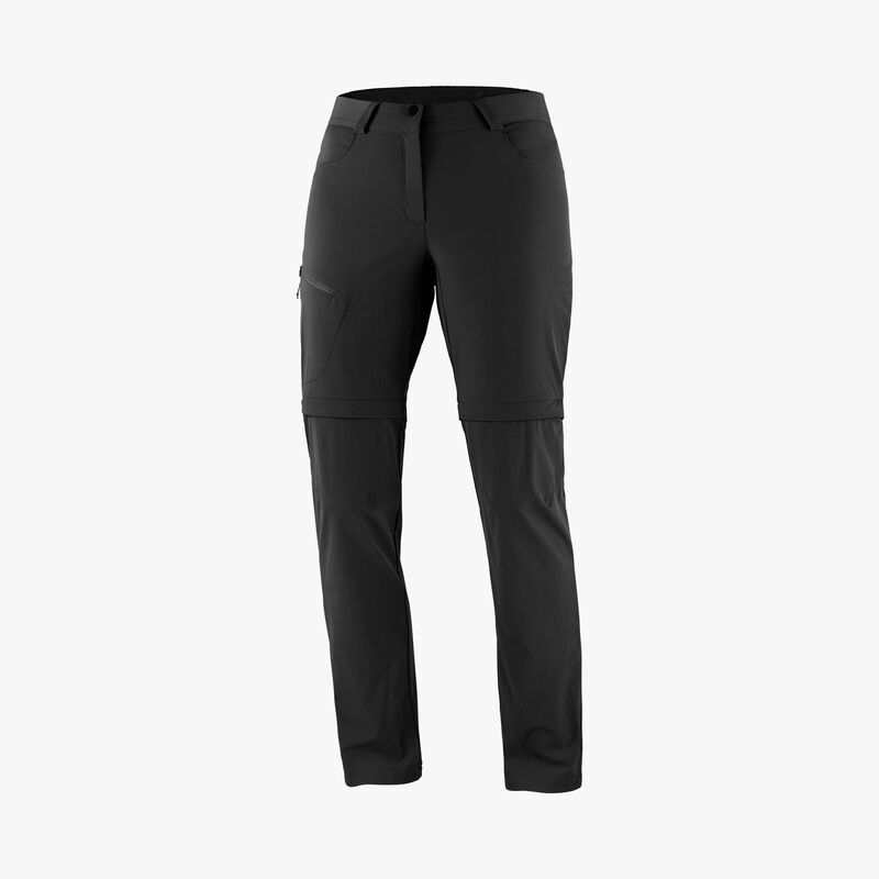 Salomon Pantal&oacute;n Wayfarer Zip Off, NEGRO, hi-res image number null
