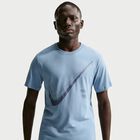 Nike Polera Dri-FIT Big Logo, AZUL, hi-res
