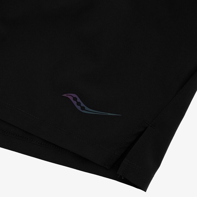 Saucony Shorts Outpace 4", NEGRO, hi-res image number null