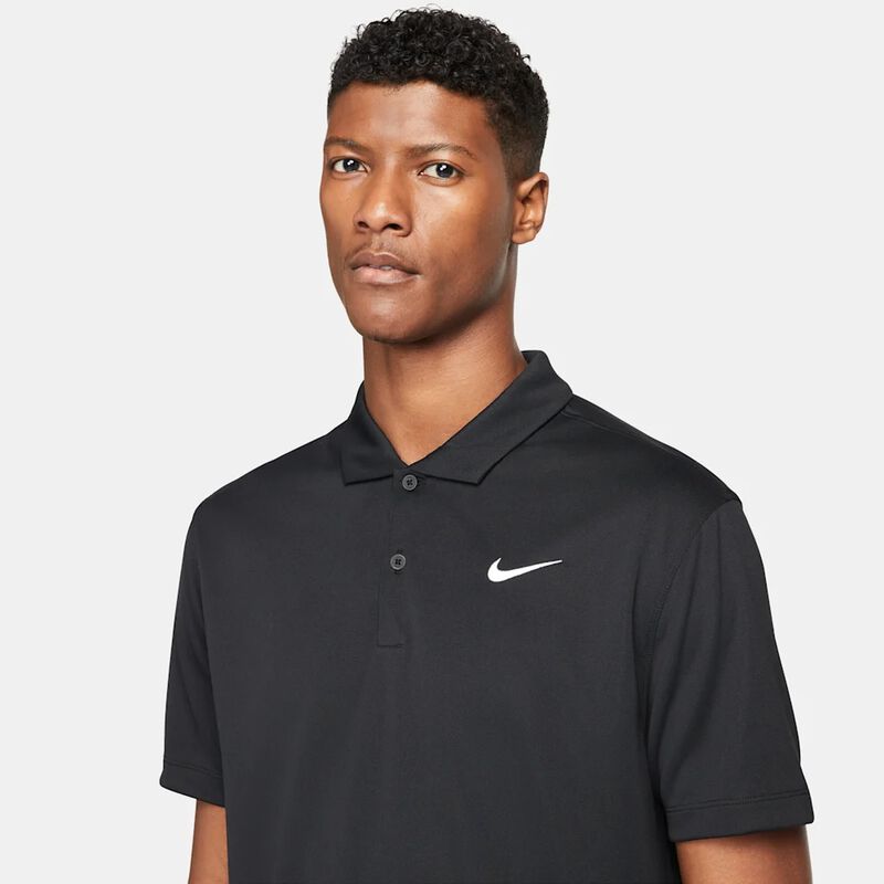 NikeCourt Polera de tenis Dri-FIT, NEGRO, hi-res image number null