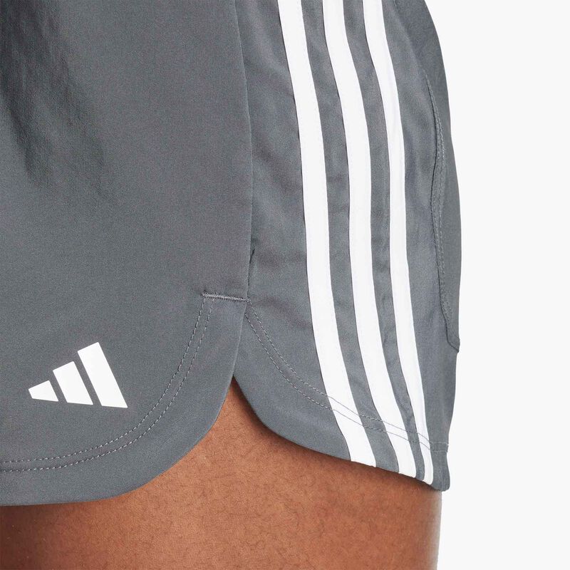 adidas Shorts Pacer Training 3 Tiras Tejidos, GRIS, hi-res image number null