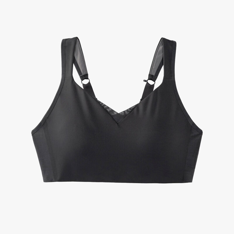 Brooks Convertible Sports Bra, GRIS, hi-res image number null