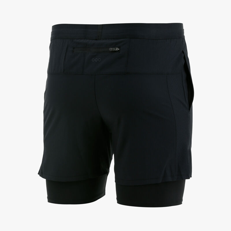 Saucony Shorts Outpace 7" 2-in-1, NEGRO, hi-res image number null