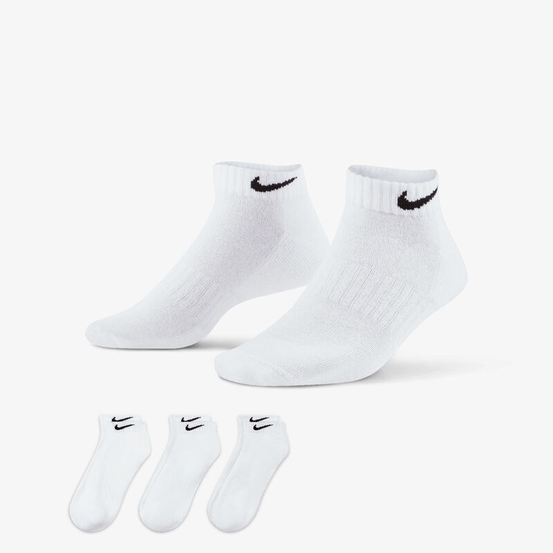 Nike Everyday Cushioned Cortas 3 Pares, BLANCO, hi-res image number null
