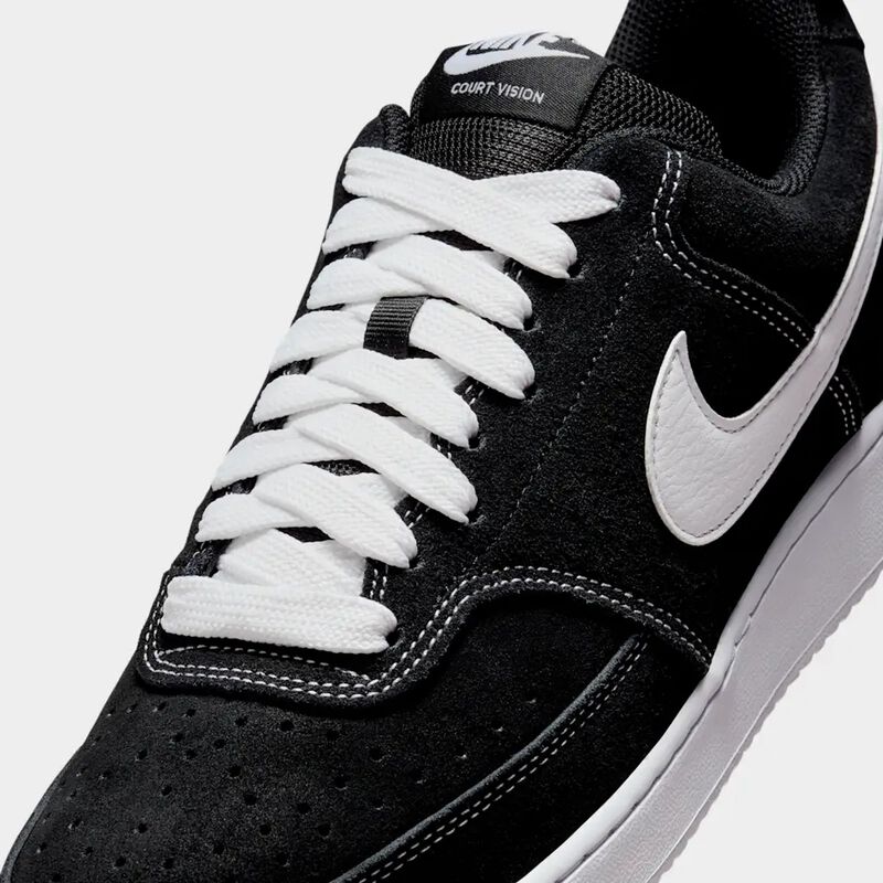 Nike Court Vision Low FL, NEGRO, hi-res image number null