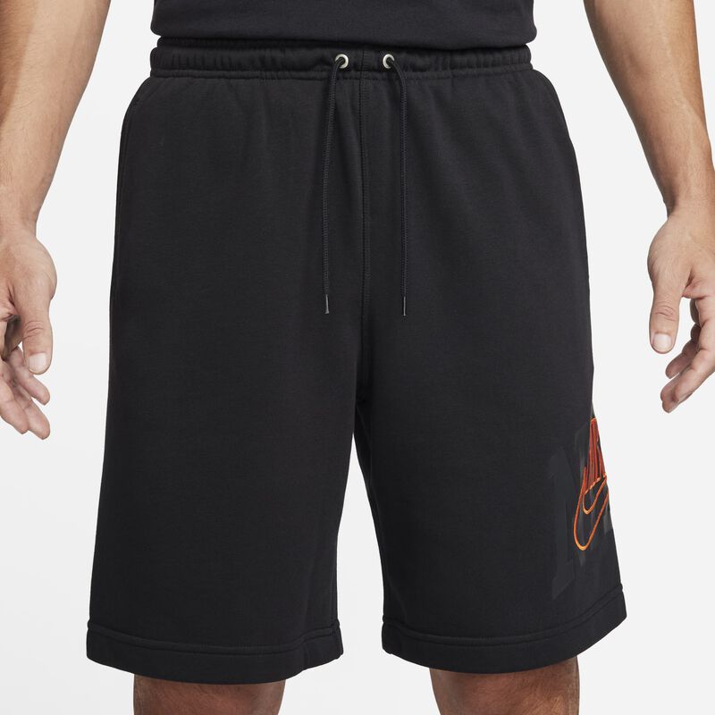 Nike Shorts de French Terry Club, NEGRO, hi-res image number null