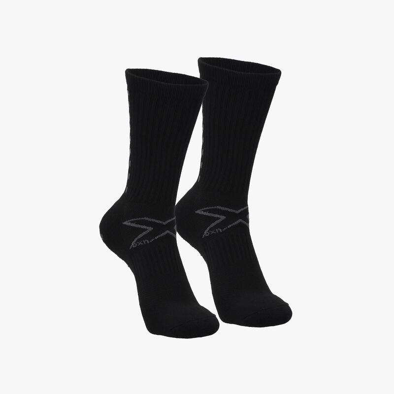 OXN Calcetines Antideslizantes Largos 1 Par, NEGRO, hi-res image number null