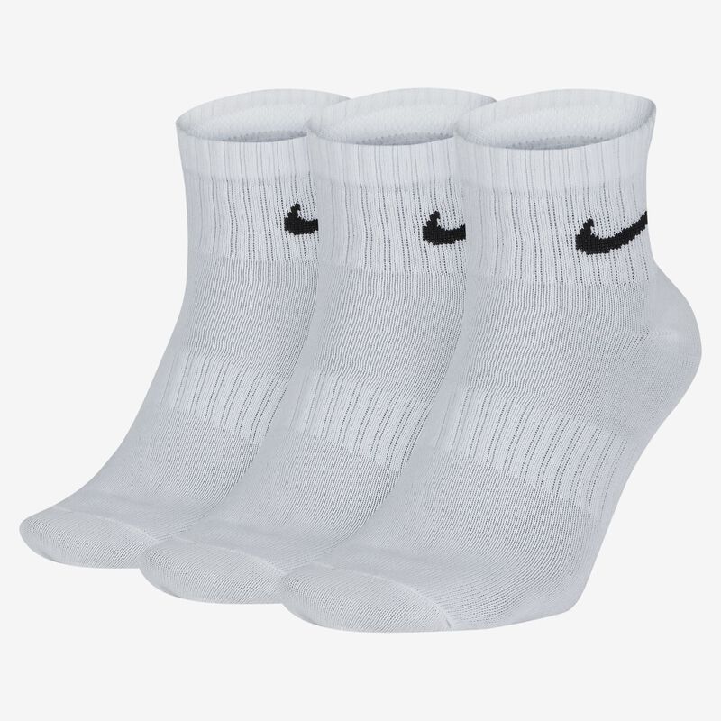 Nike Calcetines Everyday Lightweight Cortos 3 Pares, BLANCO, hi-res image number null