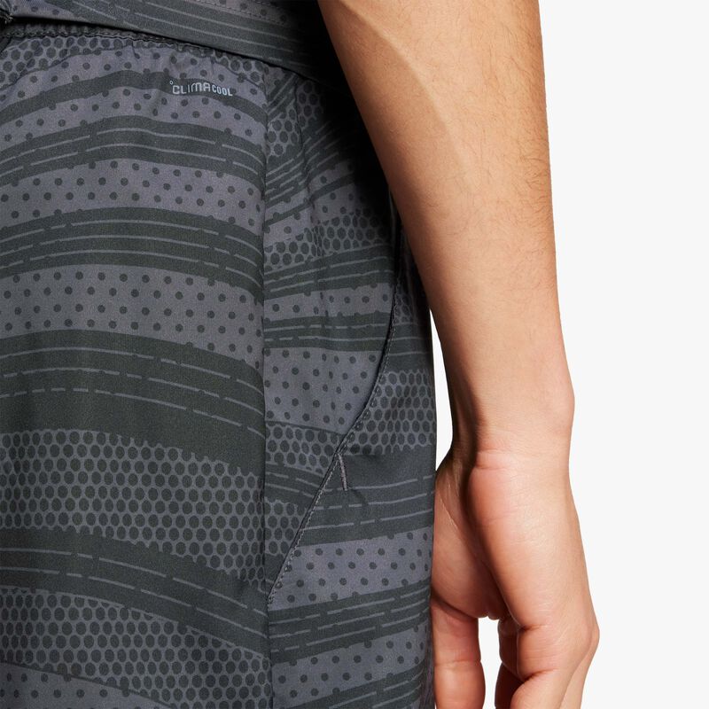 adidas Shorts de Tenis Club Climacool Estampados, GRIS, hi-res image number null