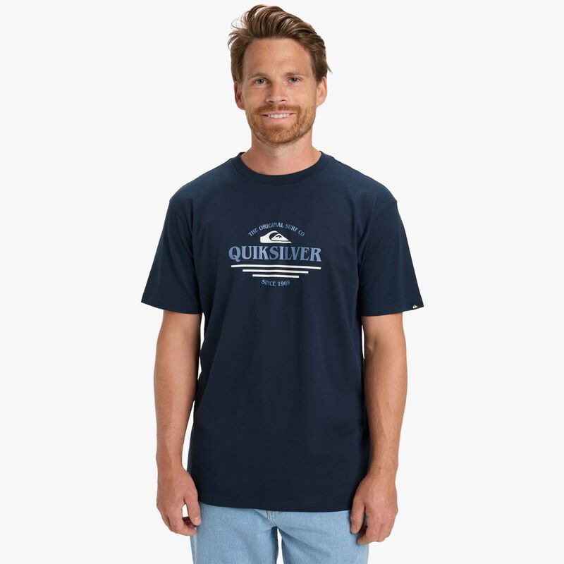 Quiksilver Polera Type Line, AZUL, hi-res image number null