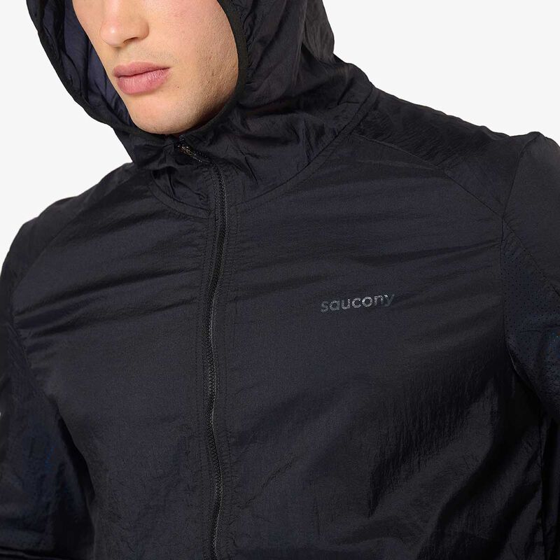 Saucony Chaqueta Elevate Packaw, NEGRO, hi-res image number null