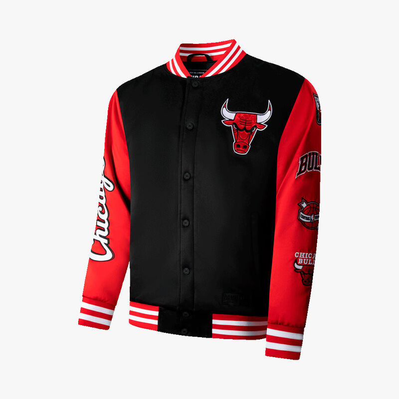 NBA Chaqueta Logo Patches Heat, NEGRO, hi-res image number null