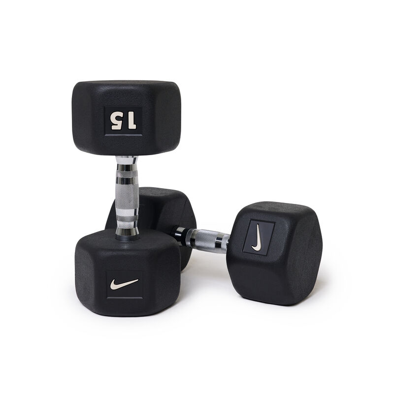 Nike Mancuerna Hexagonal 15 Kg, NEGRO, hi-res image number null