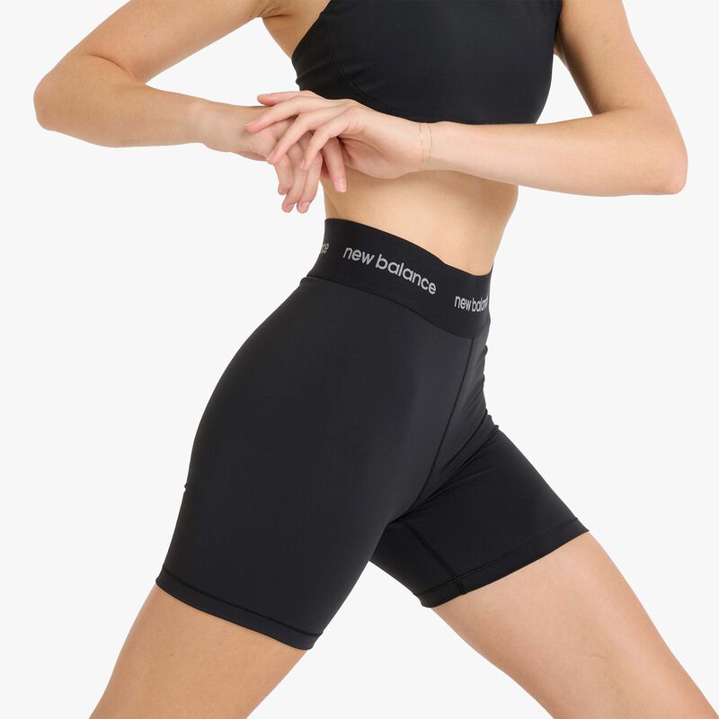 New Balance Short Sleek, NEGRO, hi-res image number null