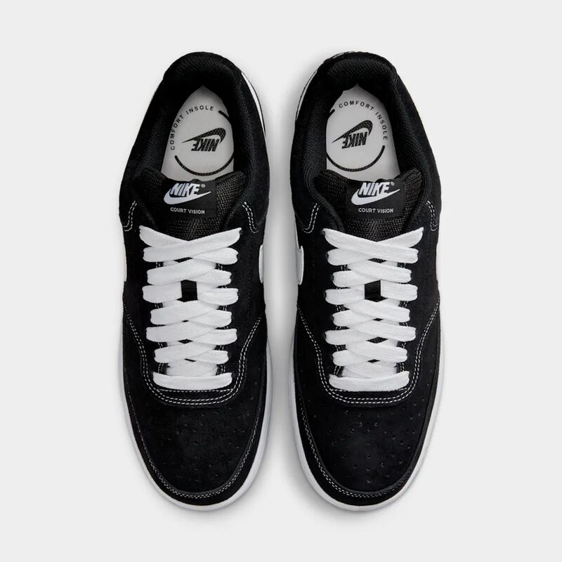 Nike Court Vision Low FL, NEGRO, hi-res image number null