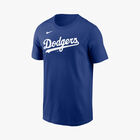 MLB Polera Dogders Fuse Wordmark, AZUL, hi-res