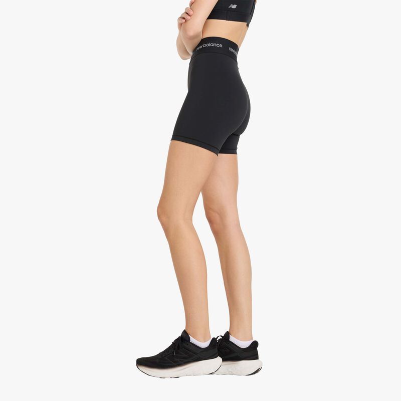 New Balance Short Sleek, NEGRO, hi-res image number null