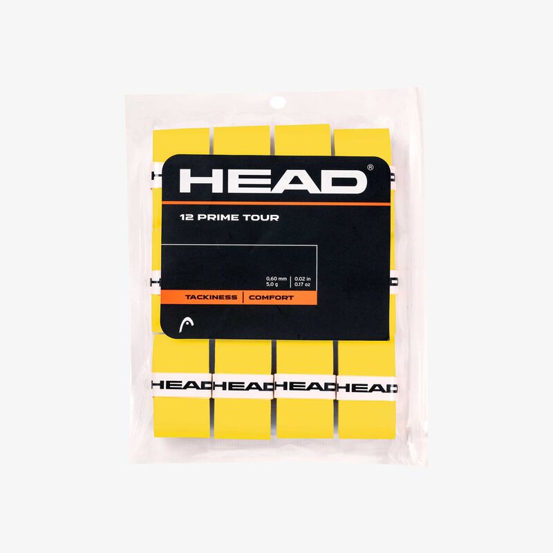 Head Overgrip Prime Tour Pack x 12, AMARILLO, hi-res image number null