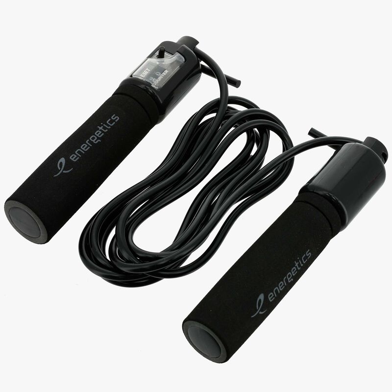 Energetics Digital Jump Rope Foam, NEGRO, hi-res image number null