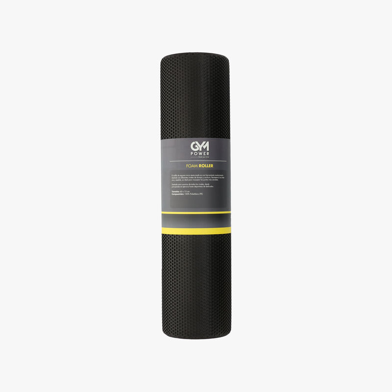Gym Power Foam Roller 30 x 15 cm, NEGRO, hi-res image number null