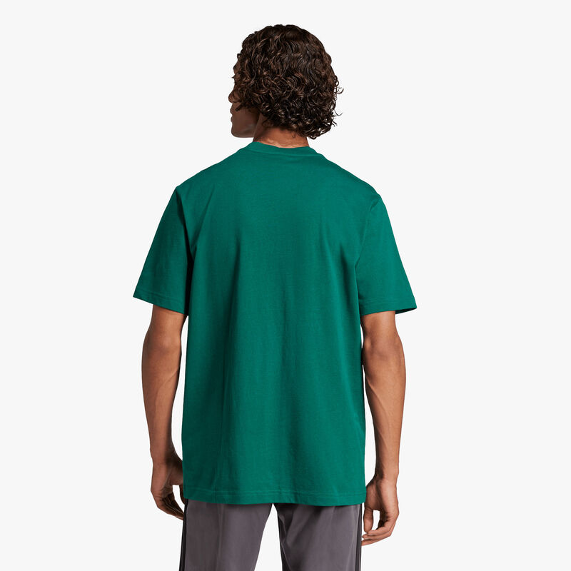 adidas Polera Essentials Logo Peque&ntilde;o Tejido Jersey, VERDE, hi-res image number null