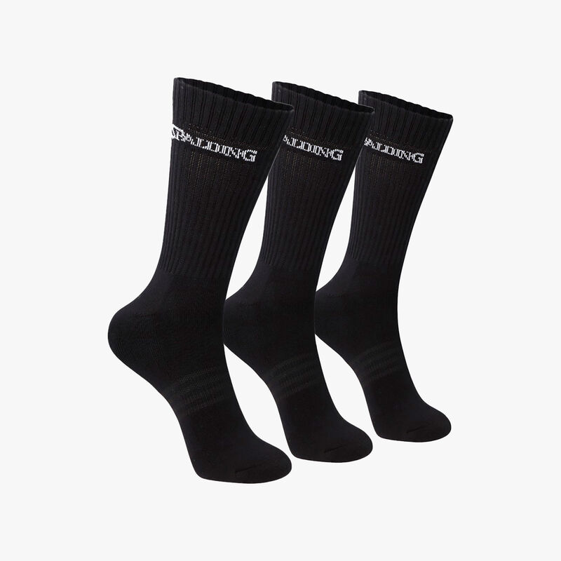 Spalding Calcetines Largos 3 Pares, NEGRO, hi-res image number null