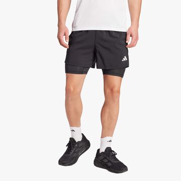 adidas Shorts Own the Run CLIMACOOL 2 en 1 con 5 Bolsillos